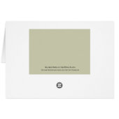 Family Photo Christmas Card Holy Land Theme (Rückseite Horizontal)