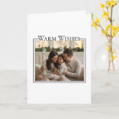 Family Photo Christmas Card Karte (Gelbe Blume)