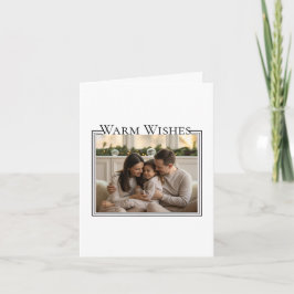 Family Photo Christmas Card Karte