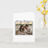 Family Photo Christmas Card Karte (Gelbe Blume)