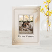 Family Photo Christmas Card Karte (Gelbe Blume)