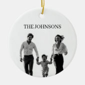 Family Photo Christmas Ornament Gift (Vorne)