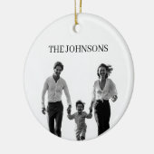 Family Photo Christmas Ornament Gift (Links)