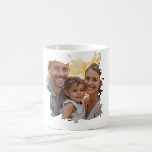 Family Photo Coffee Mug Kaffeetasse (Mittel)