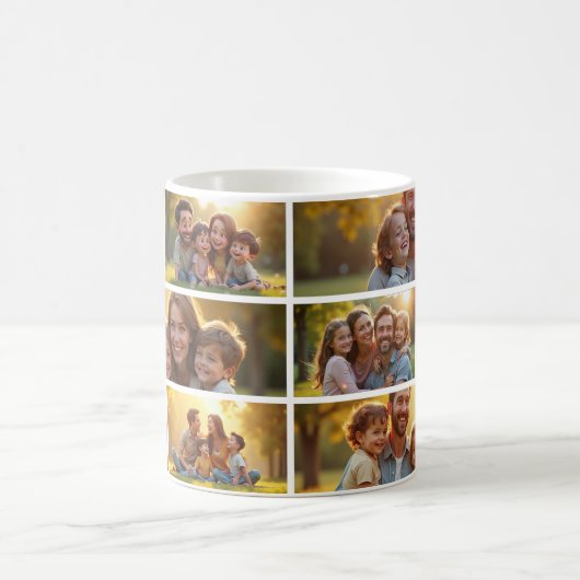 Family Photo Coffee Mug  Kaffeetasse (Mittel)