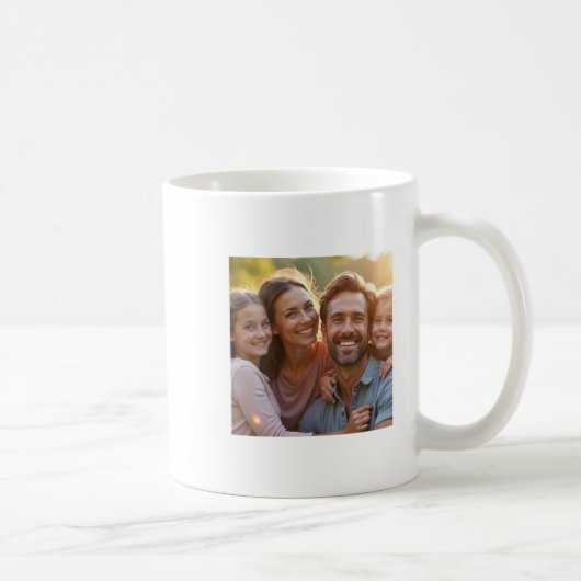 Family Photo Coffee Mug Kaffeetasse (Rechts)