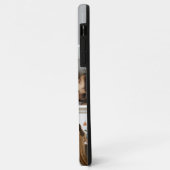 Family Photo Collage Gray 4 Picture Case-Mate iPhone Hülle (Hinten/Links)