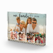 Family photo collage love heart script fotoblock (Rechts)