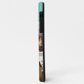 Family Photo Collage Teal 4 Picture Case-Mate iPhone Hülle (Hinten/Links)