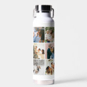 Family Photo Collage Together Is Our Favorite Trinkflasche (Vorne)