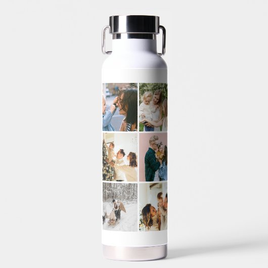 Family Photo Collage Together Is Our Favorite Trinkflasche (Vorne)