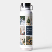 Family Photo Collage Together Is Our Favorite Trinkflasche (Rückseite)
