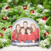 FAMILY PHOTO CUSTOM SNOW GLOBE SCHNEEKUGELN (Weihnachten)