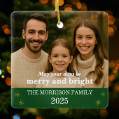 Family Photo Customizable Keramikornament