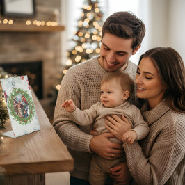 Family Photo Decorative Stand – Holiday Home Décor Sockelschild