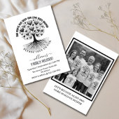 Family Photo Family Reunion Family Tree Invitation Einladung