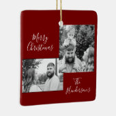 Family Photo Holiday Ornament (Rechts)