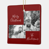 Family Photo Holiday Ornament (Links)