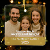 Family Photo Keramikornament