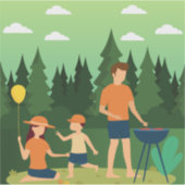 FAMILY PICNIC AUFKLEBER (Vorderseite)