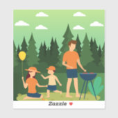 FAMILY PICNIC AUFKLEBER (Blatt)