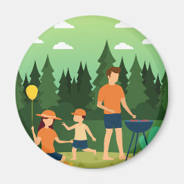 FAMILY PICNIC MAGNET