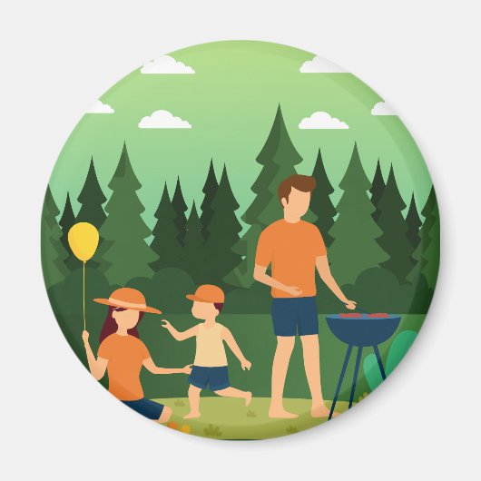 FAMILY PICNIC MAGNET (Vorne)