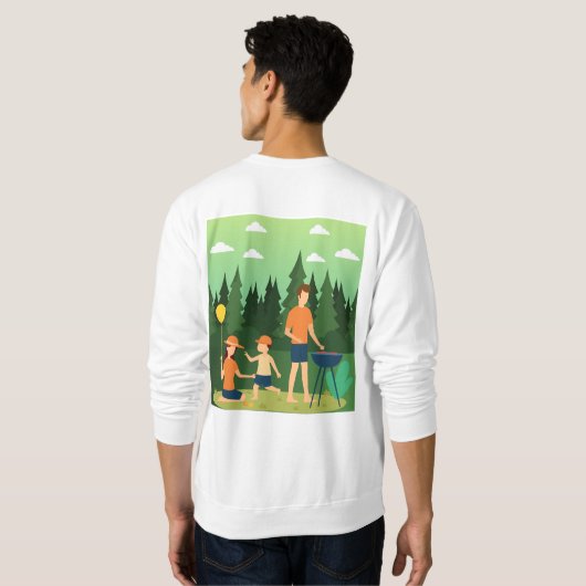 FAMILY PICNIC SWEATSHIRT (Schwarz voll)