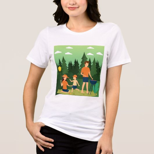 FAMILY PICNIC Tri-Blend SHIRT (Vorderseite)