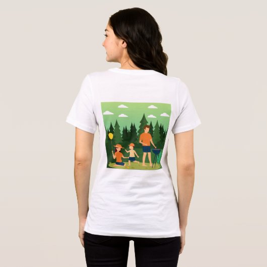 FAMILY PICNIC Tri-Blend SHIRT (Rückseite voll)