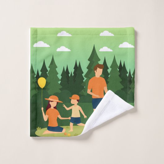 FAMILY PICNIC WASCHLAPPEN (Waschlappen)