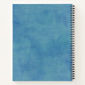 Family Prayer Journal personalisiert-blaues Notizb Notizblock (Rückseite)