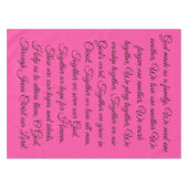 Family Prayer Tablecloth Tischdecke (Vorderseite (Horizontal))