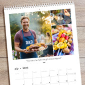 Family Quotes & Funny Sayings Custom Photo 2026 Kalender