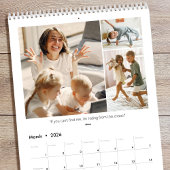 Family Quotes & Funny Sayings Custom Photo 2026 Kalender