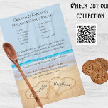 Family Recipe Bride Heart Blue Beach Wedding Tee Geschirrtuch<br><div class="desc">Familienrezepte für Bride-to-Be The Hearts im Sand Blue Beach Wedding Tea Kitchen Handtuch ist perfekt für jede Braut. Geben Sie Ihr eigenes Rezept ein oder behielt Oma's Kochrezept. Erstellen Sie Ihr eigenes Rezept Keepsake Familie Heirloom Küche Teetuch mit Herz in der Sand Dusty Ozean Szene. Unsere Personalisierten Produkte sind großartige...</div>