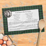 Family Recipe Green Gingham Holiday Vintages Foto Geschirrtuch<br><div class="desc">Dieses Familienrezept Green Gingham Holiday Vintage Foto Küchentücher Geschenk Idee zu feiern Freunde, Familie, oder eines Ihrer Lieblings-Menschen. Dieses personalisierte Geschenk macht ein gedankenvolles Weihnachtsgeschenk. Familie und Freunde werden Liebe dieses Familienrezept Green Gingham Holiday Vintage Foto Küchentuch personalisiert Weihnachtsgeschenk Idee. Es ist einfach, sich selbst zu personalisieren, um einzigartig zu...</div>