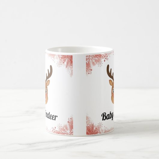 Family Reindeer Matching Mugs Kaffeetasse (Mittel)