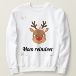 Family Reindeer Matching Mugs Sweatshirt