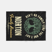 Family Reunion 2025 Matching Design - Norton Fleecedecke (Vorderseite (Horizontal))
