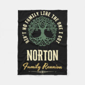 Family Reunion 2025 Matching Design - Norton Fleecedecke (Vorderseite)