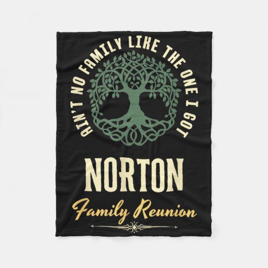 Family Reunion 2025 Matching Design - Norton Fleecedecke (Vorderseite)