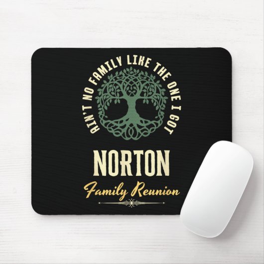 Family Reunion 2025 Matching Design - Norton Mousepad (Mit Mouse)