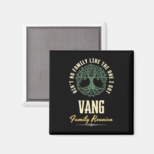 Family Reunion 2025 Matching Design - Vang Magnet (Vorderseite/Rückseite)