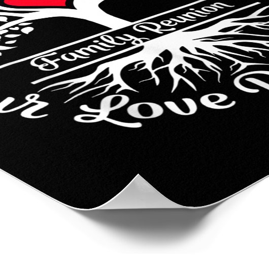 Family Reunion 2025 Our Roots Run Deep Our Love Ru Poster (Ecke)