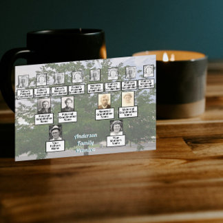 Family Reunion 3 Generation Summertime Tree Einladung