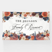 Family Reunion autumn fall pumpkins backdrop Banner (Horizontal)