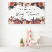 Family Reunion autumn fall pumpkins backdrop Banner (Insitu)