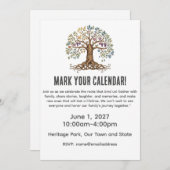 Family Reunion Celebration Invitation Einladung (Vorne/Hinten)