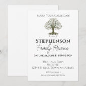 Family Reunion Celebration Invitation Einladung (Vorne/Hinten)